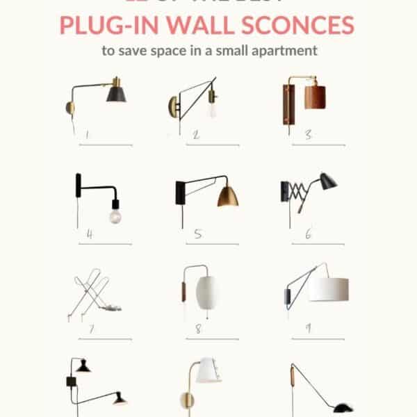 The Best Plug-In Wall Sconces To Save Space