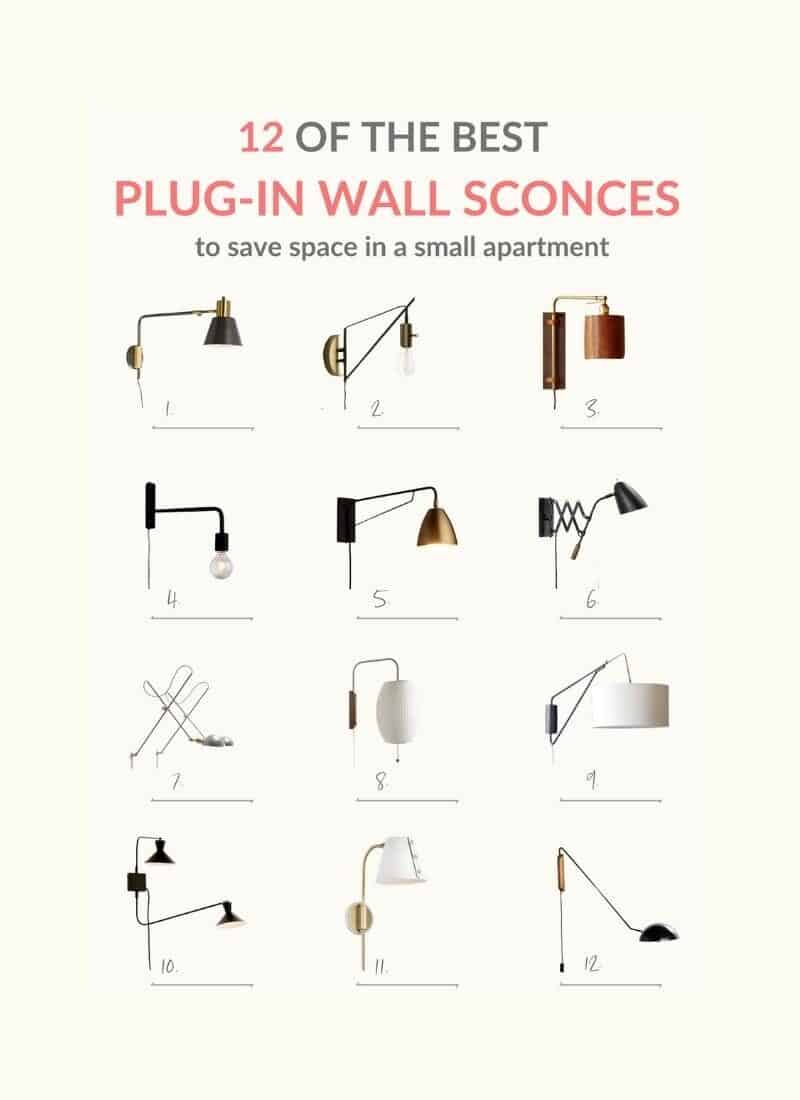 The Best Plug-In Wall Sconces To Save Space