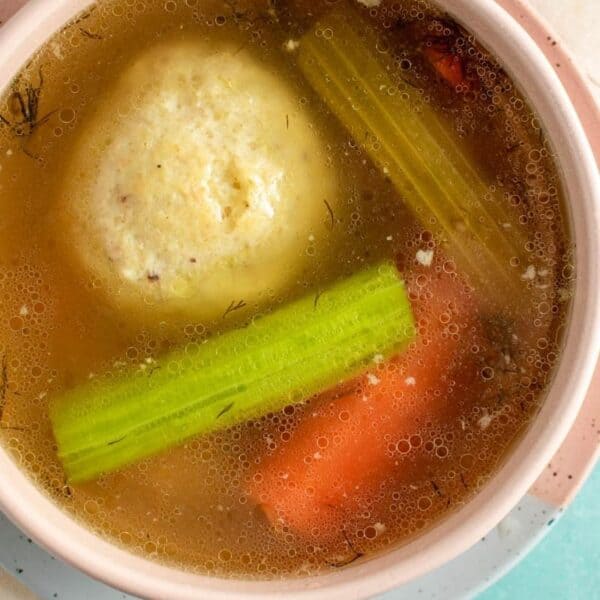 Homemade Matzo Ball Soup Recipe