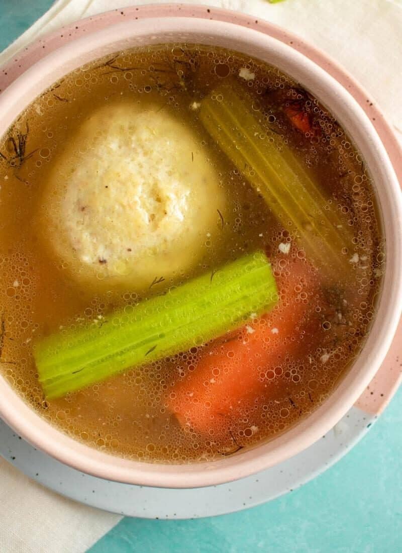 Homemade Matzo Ball Soup Recipe