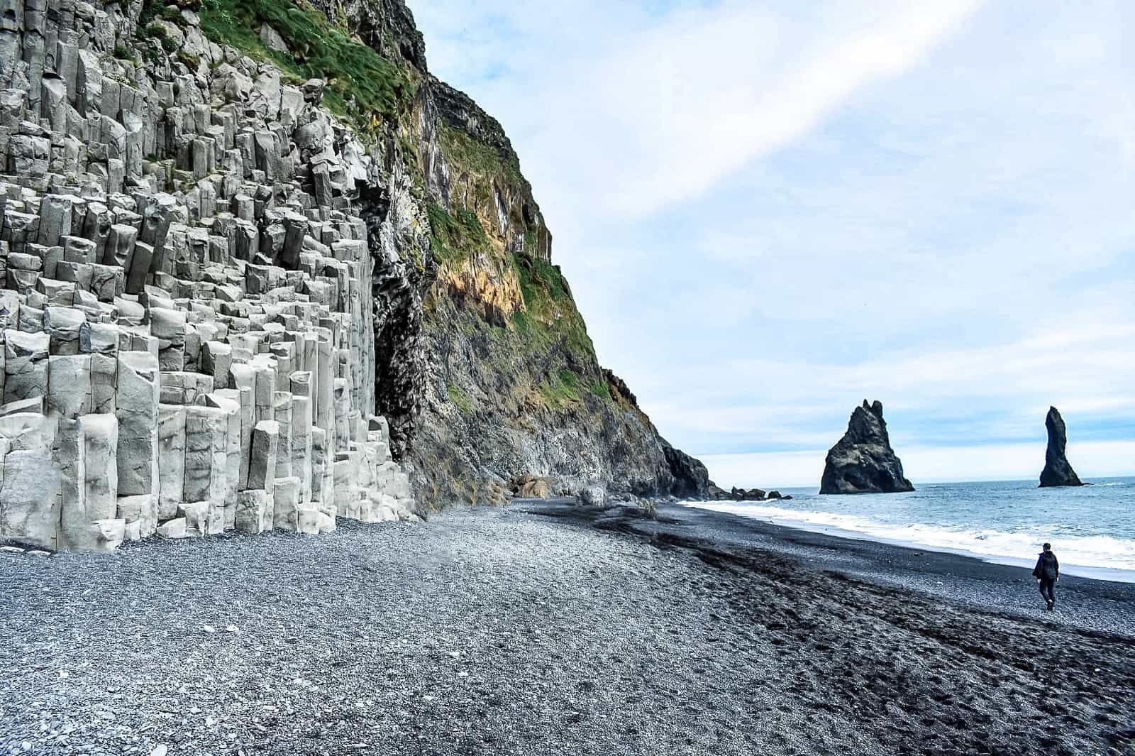 Vik Black Sand Beach in Southern Iceland - 3 Day Iceland Itinerary