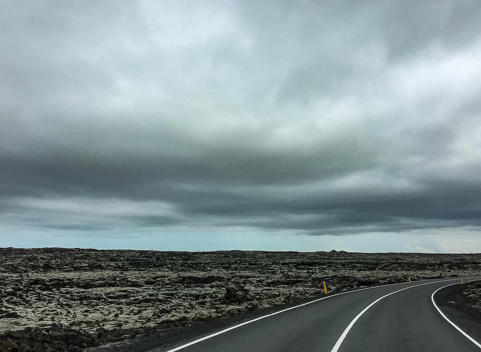 Driving to Vik's black sand beach from Reykjavik in Iceland - 3 Day Iceland Itinerary