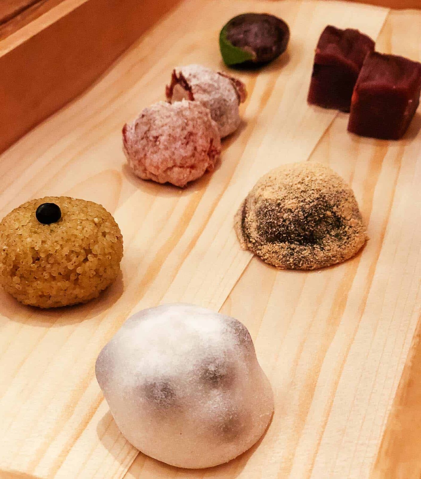 Japanese sweets from Higashiya Tea House in Ginza Tokyo 