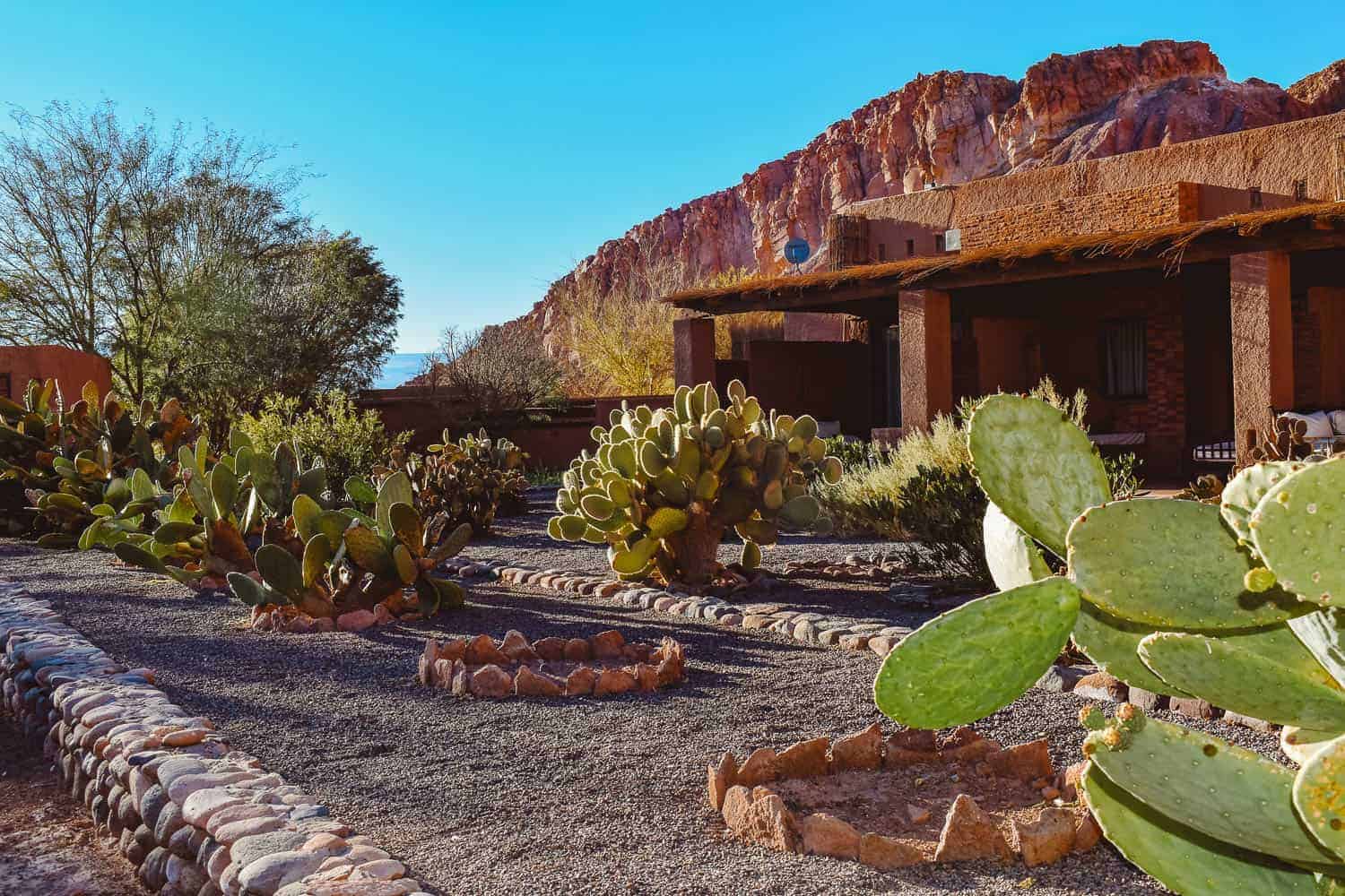 The grounds and property at the Alto Atacama Desert Lodge and Spa in San Pedro de Atacama