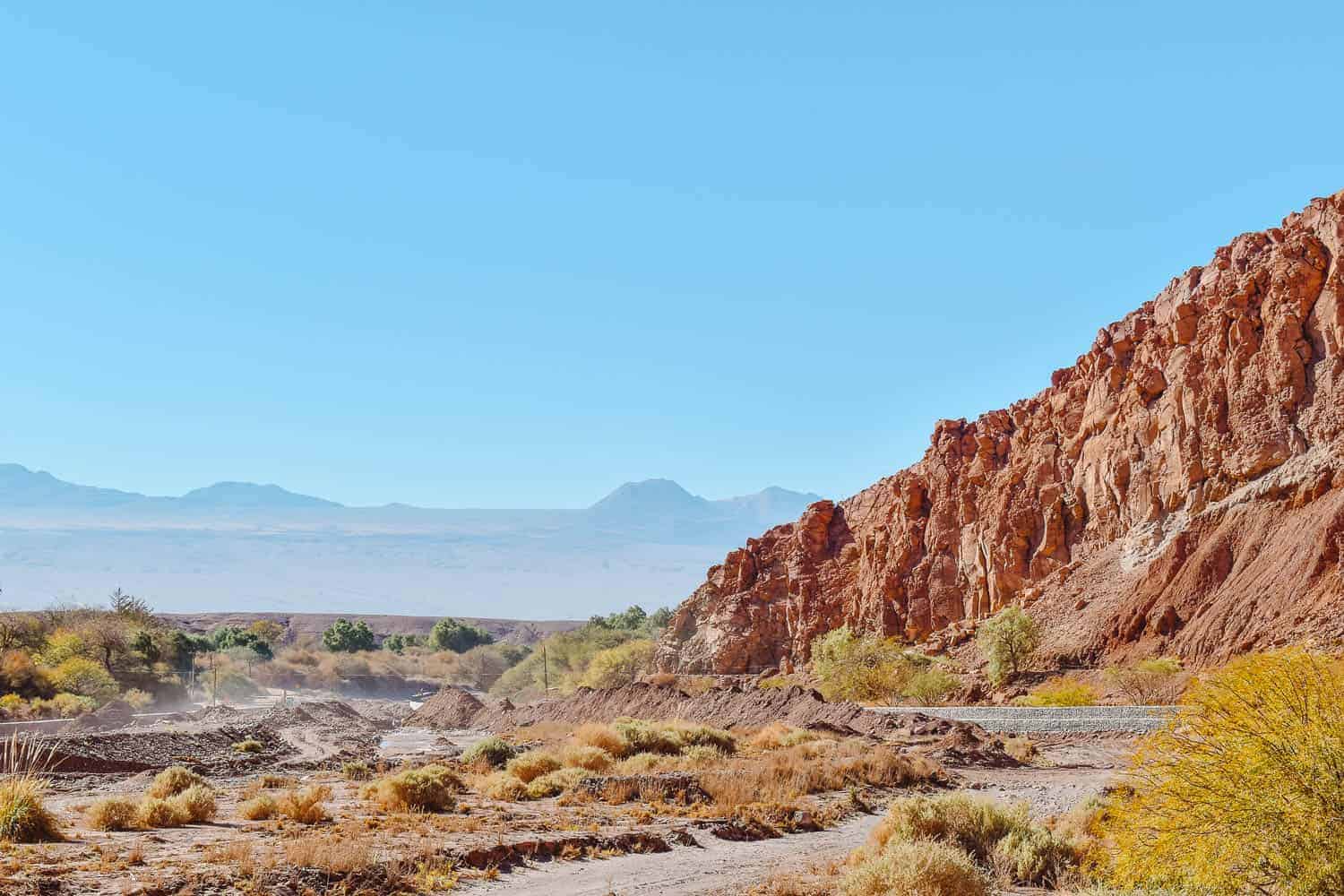 Alto Atacama Chile View of the mountains and desert