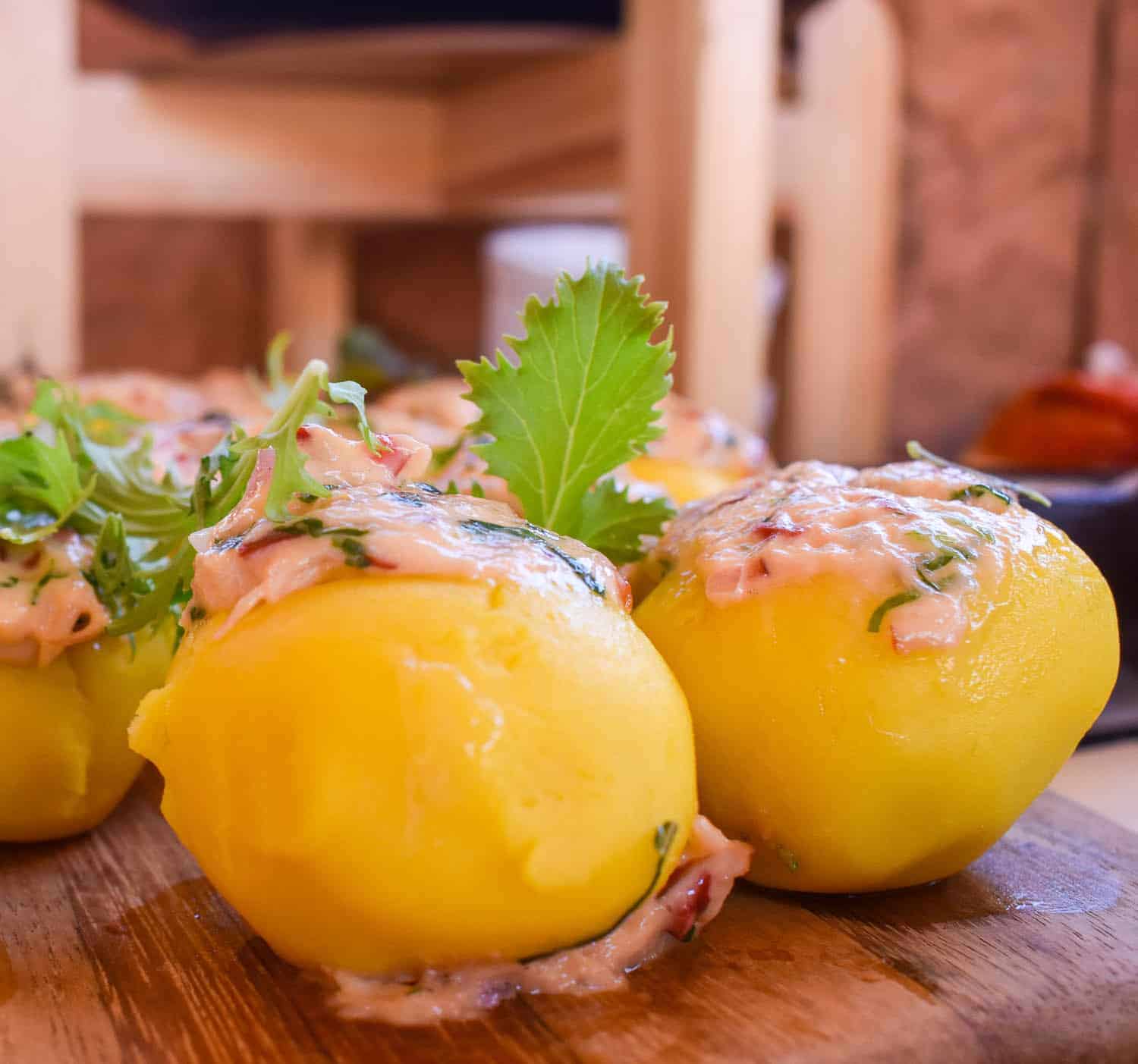 Food at the lunch buffer at the all-inclusive Alto Atacama hotel in Chile