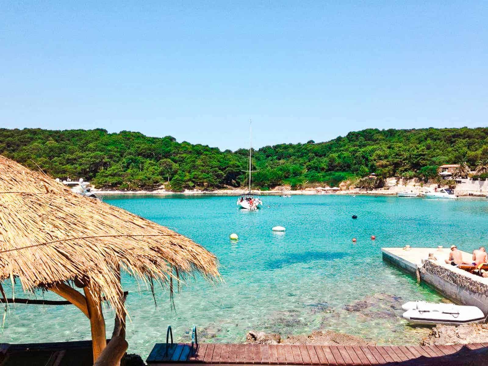 Beach in Palmizana, off the coast of Croatia's Pakleni Islands