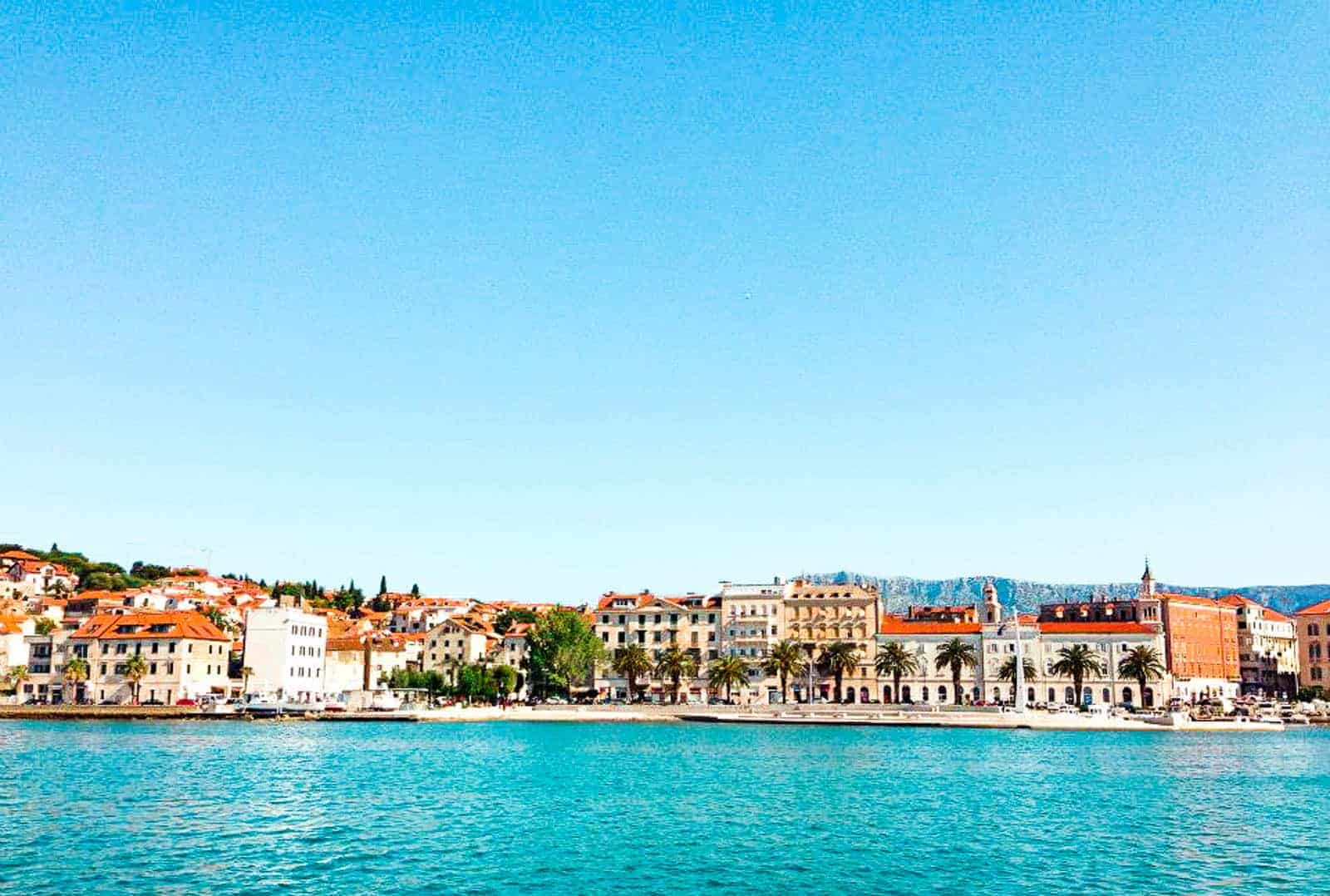 View of the Harbor in Split, Croatia