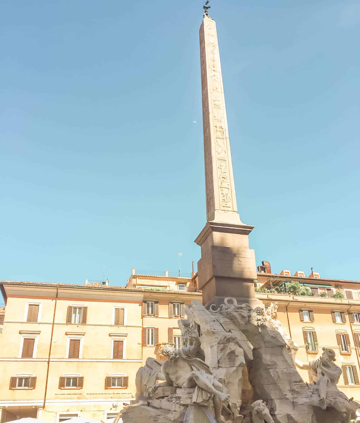 Obelisk in Piazza Navona, 5 Days in Rome Itinerary