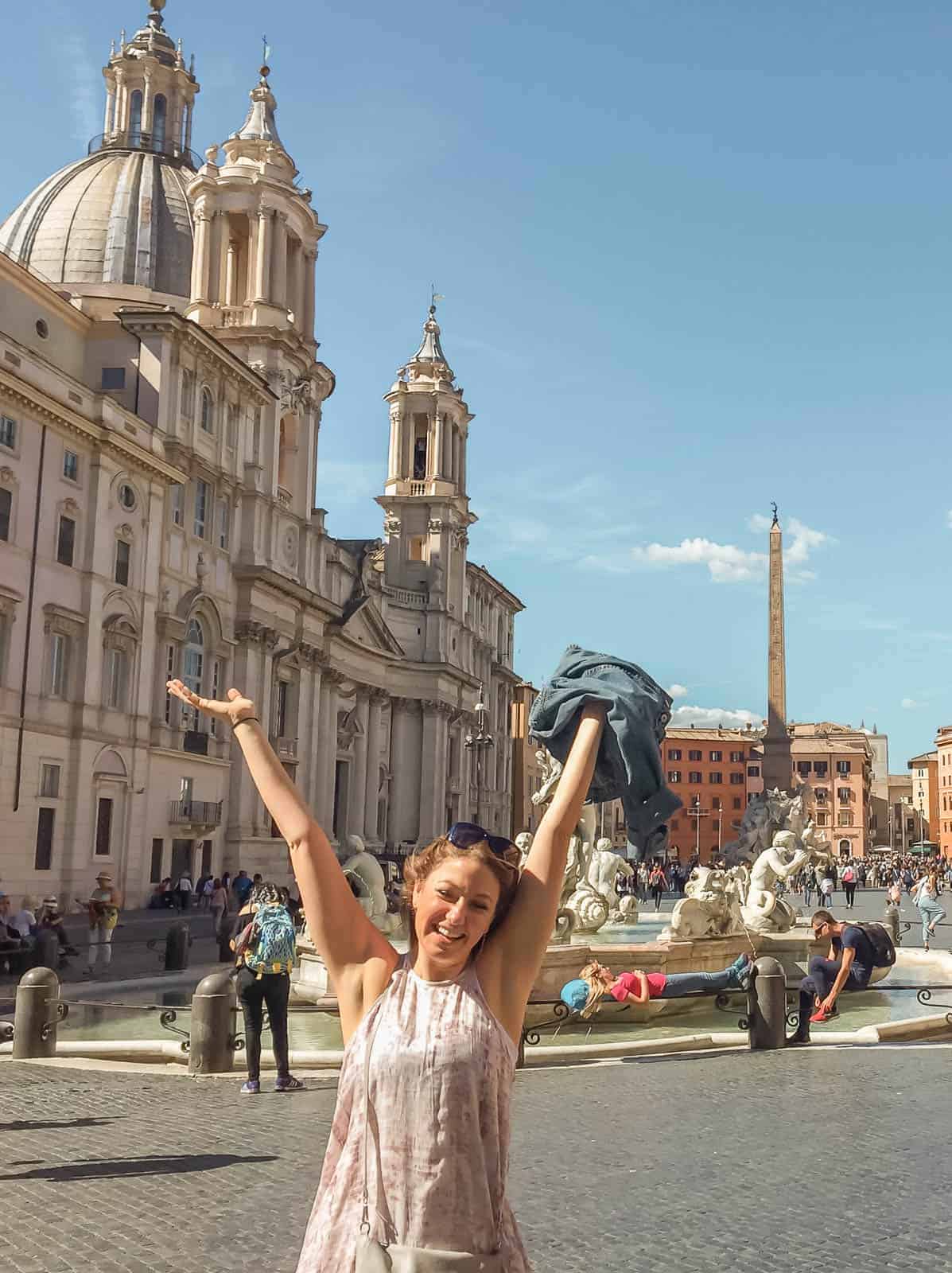 visiting Piazza Navona during 5 day rome itinerary