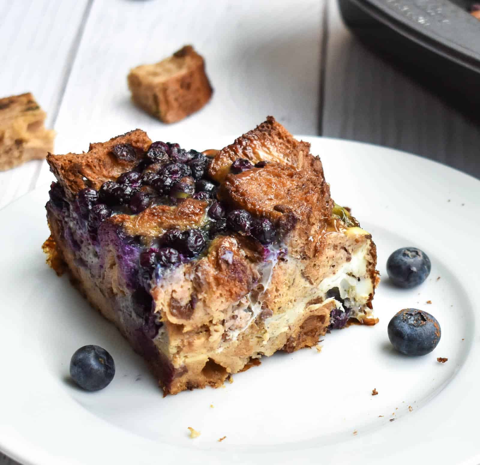 Gluten-free blueberry french toast bake recipe