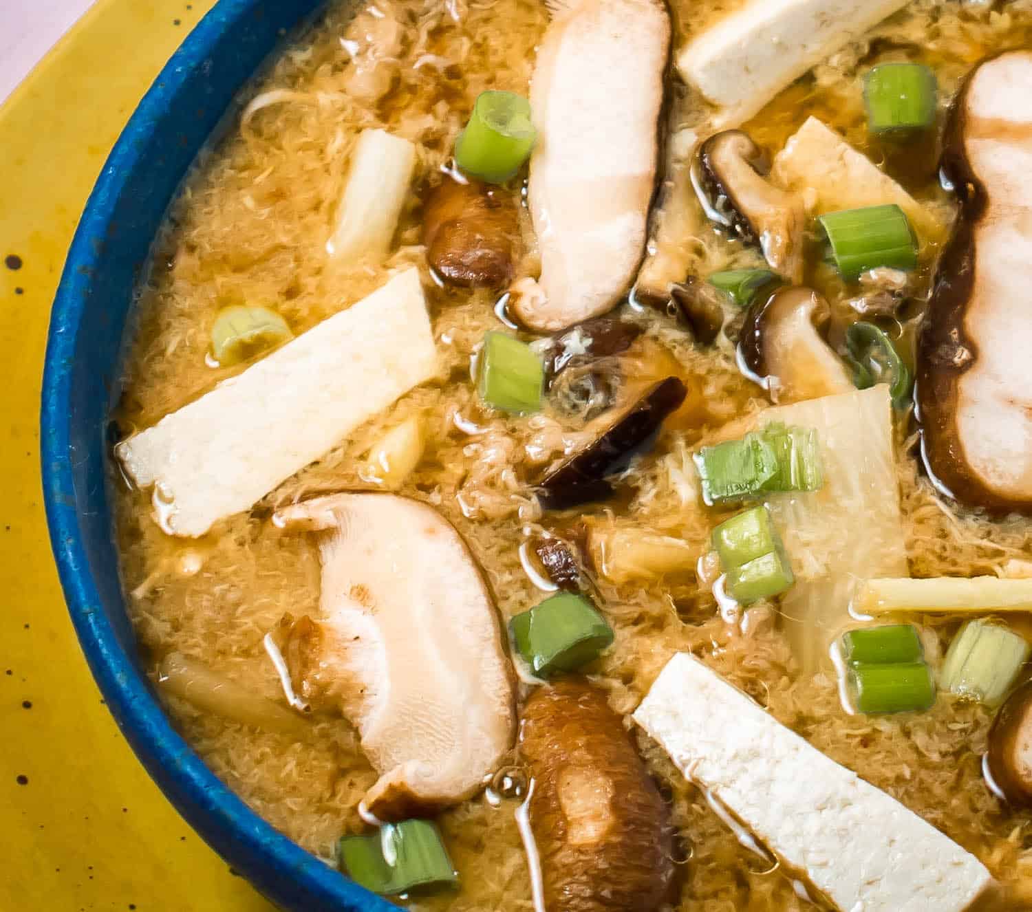 Homemade gluten-free hot and sour soup recipe