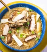 Homemade gluten-free hot and sour soup recipe