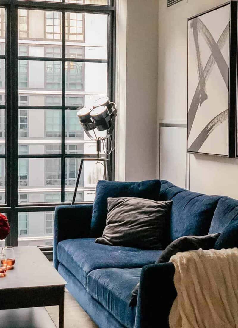 Modern Industrial-Glam Home Tour / How I Decorated My New York City Rental Apartment