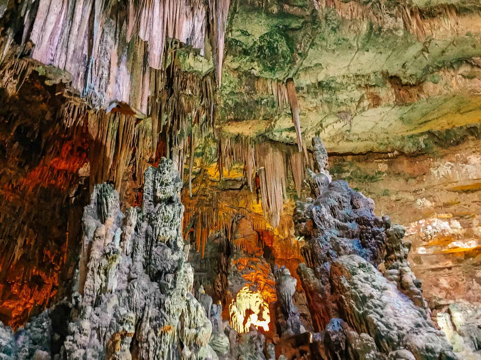 Grotte de Castellana caves in Puglia Italy