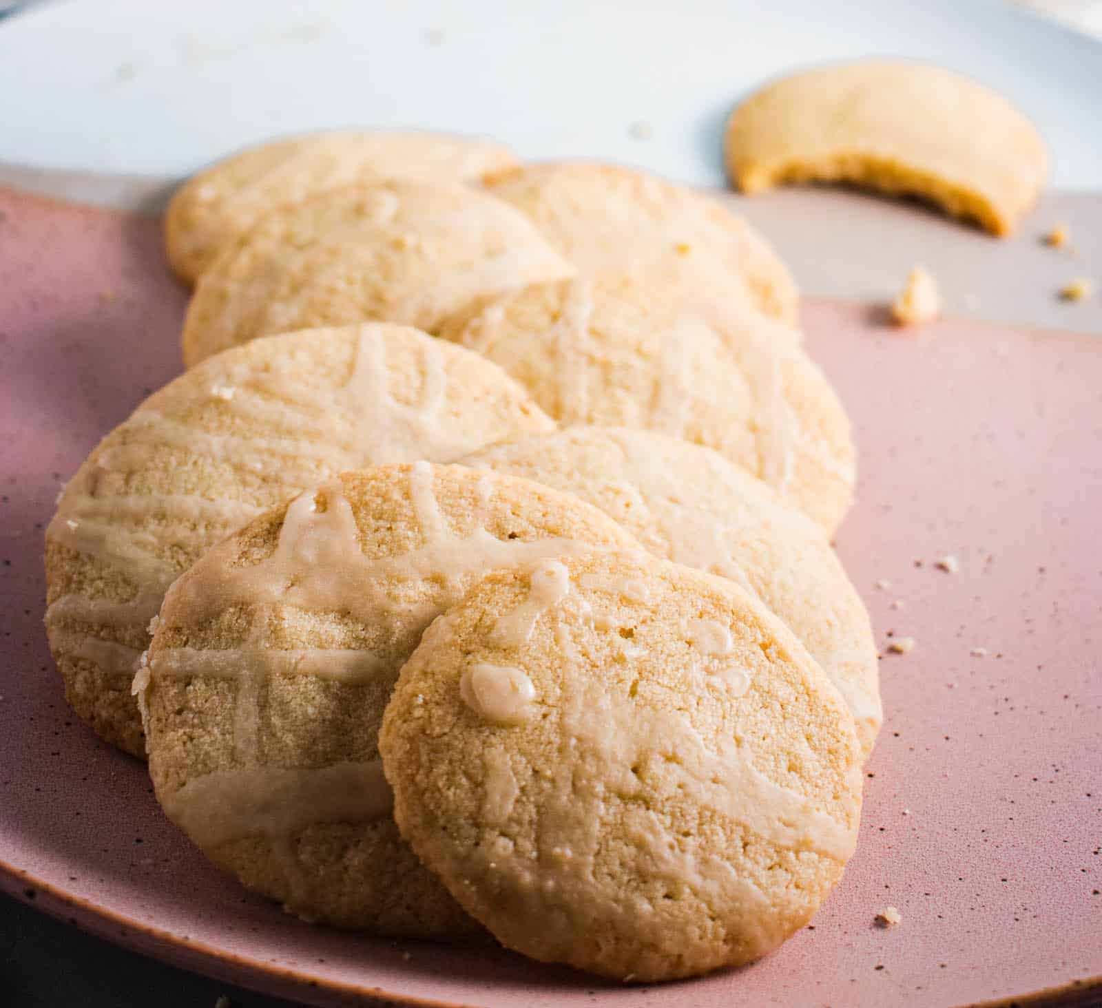 easy gluten-free vanilla wafer cookie recipe with an adult twist - a splash of bourbon 