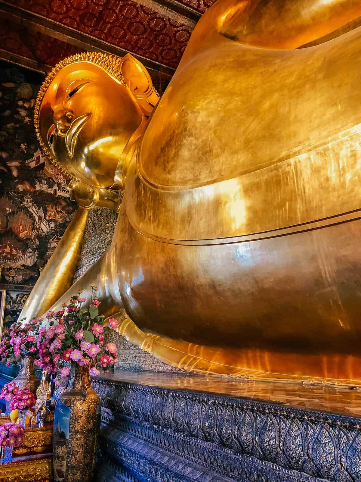 The Golden Buddha at Wat Pho Temple in Bangkok