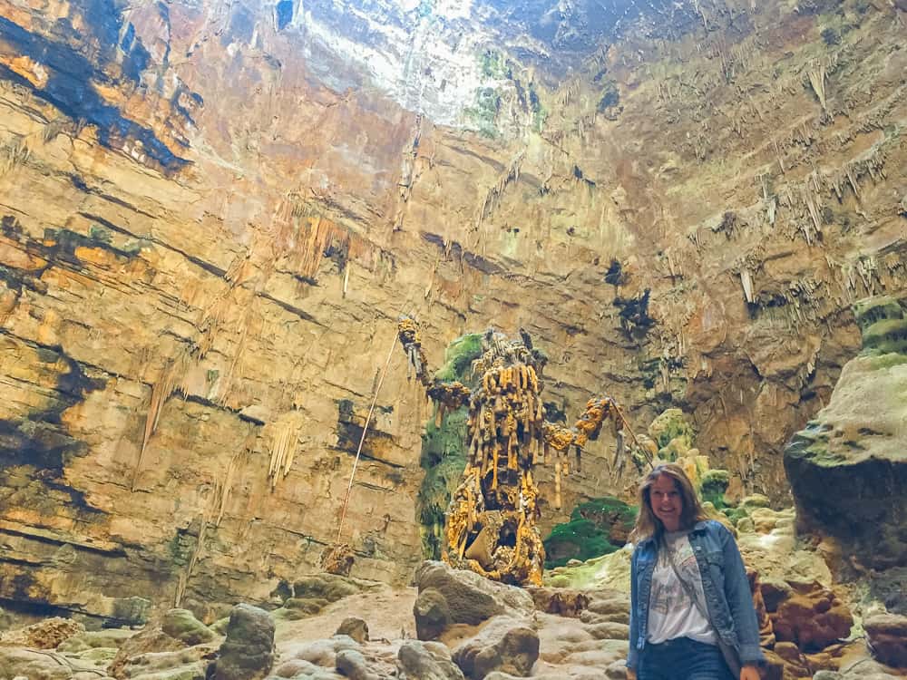 Grotte de Castellana underground caves in Puglia Italy