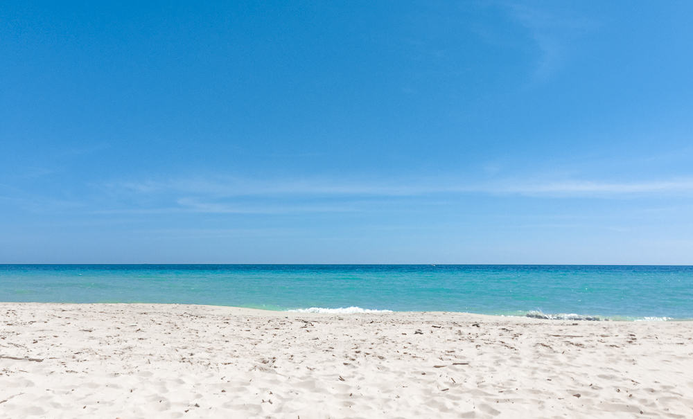 Pescolouse beach in Puglia, Italy