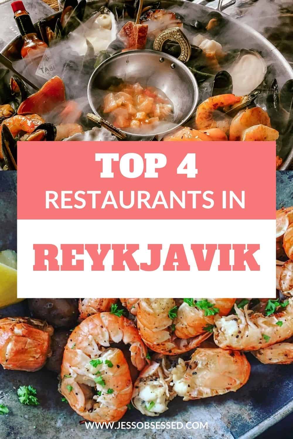 Top 4 Restaurants in Reykjavik Pin