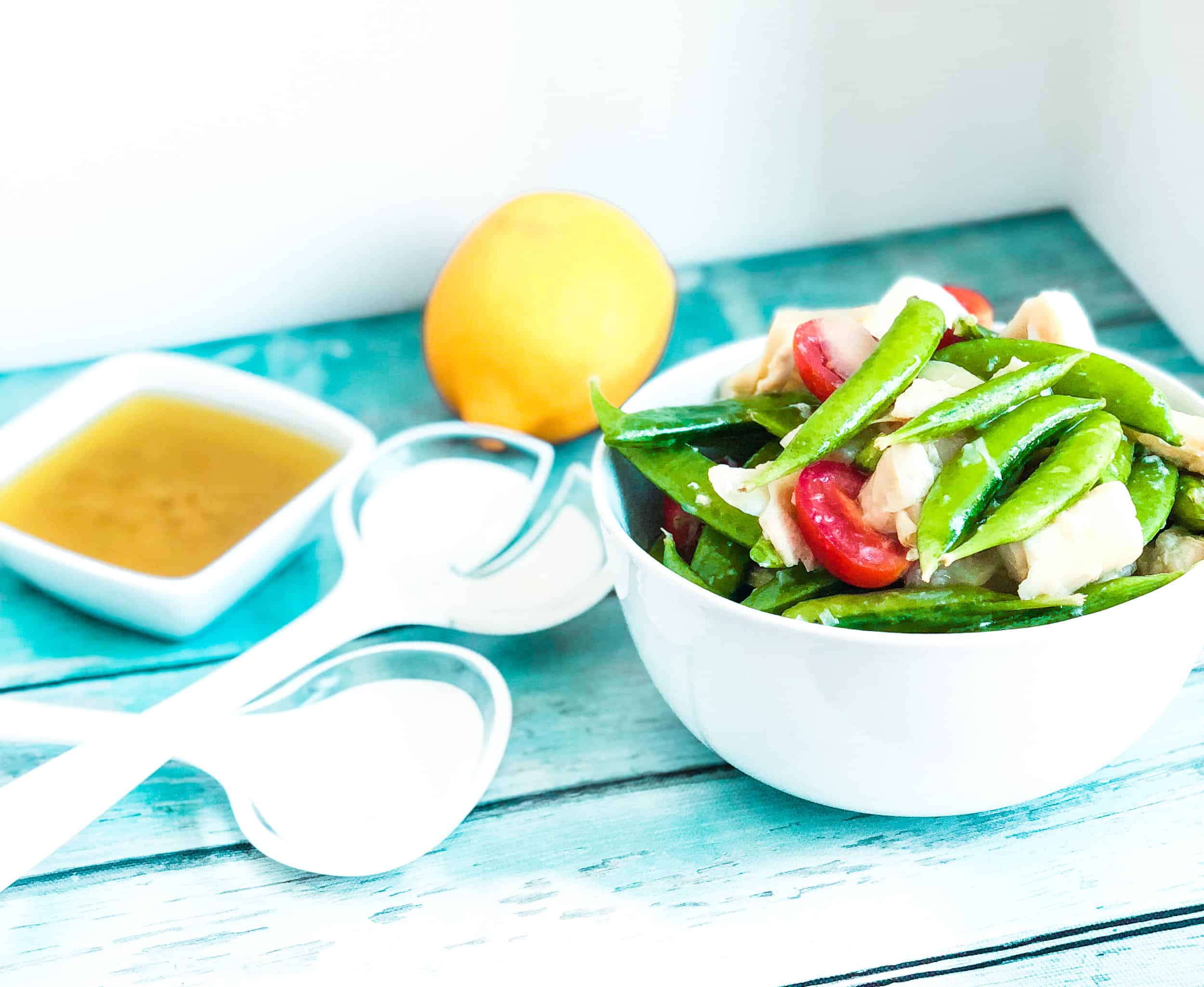 Snap Peas and Avocado Salad - Mayuri's Jikoni