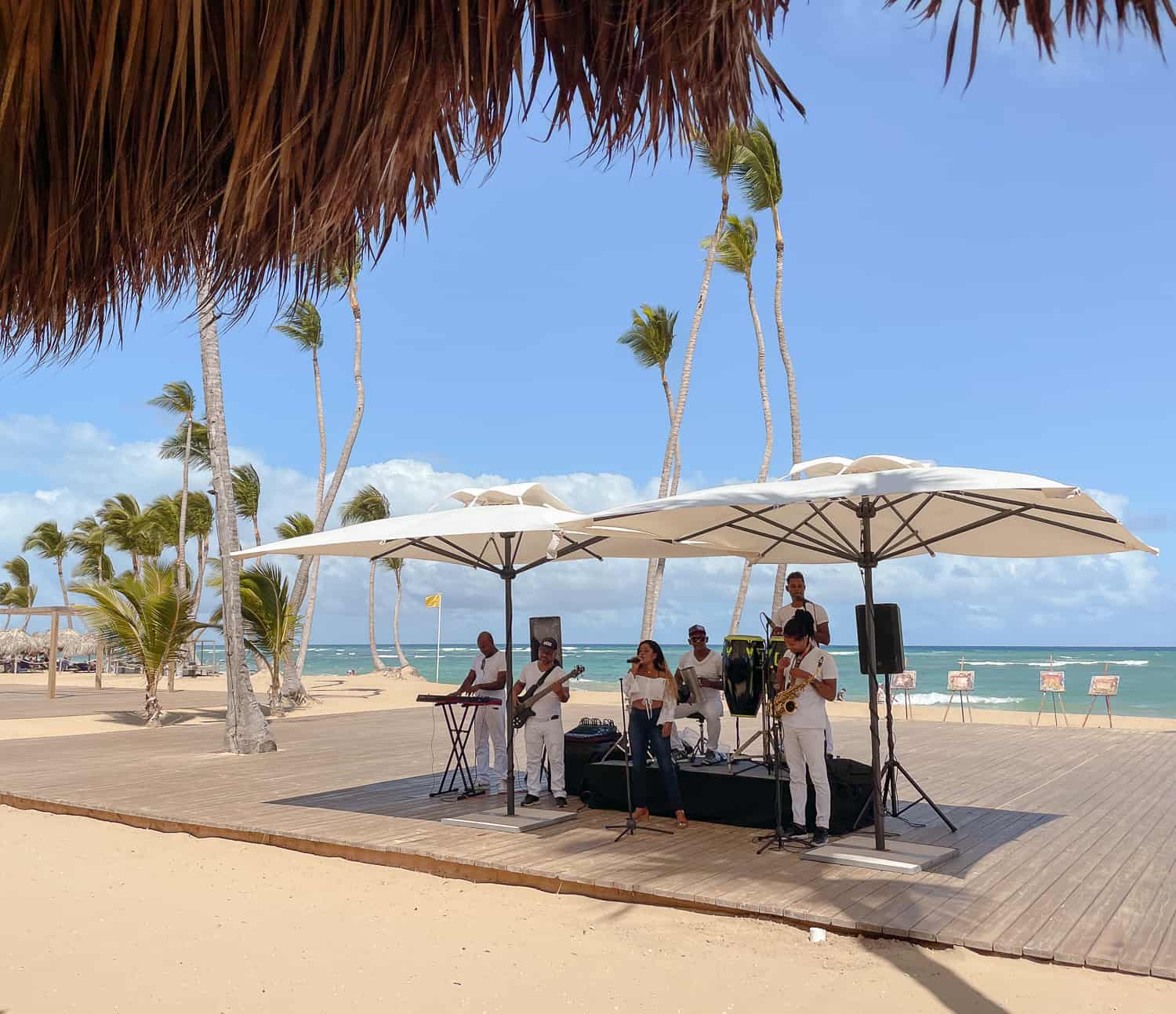 Finest All-Inclusive Resort Punta Cana Hotel Review | Band playing on the beach